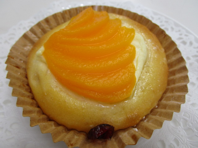 黄桃とクリームチーズ